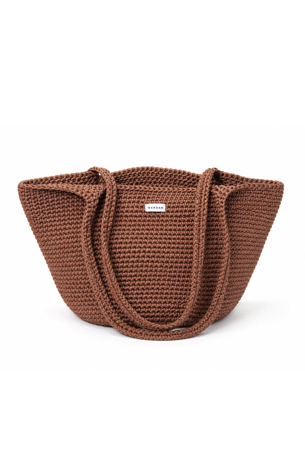 Сумка в'язана велика Tote — Кокос